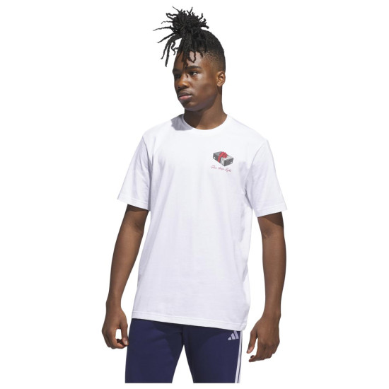 Adidas Ανδρική κοντομάνικη μπλούζα 3-Stripes Lights Giftbox Graphic Tee